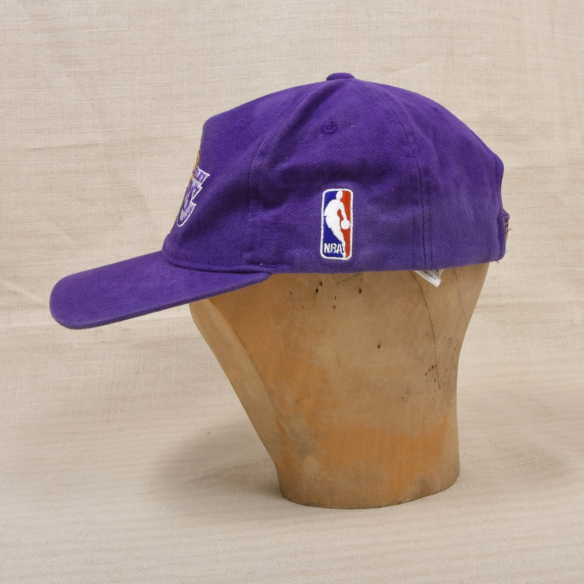 Vintae Lee Sport 1990er Los Angeles Lakers Cap - Lila