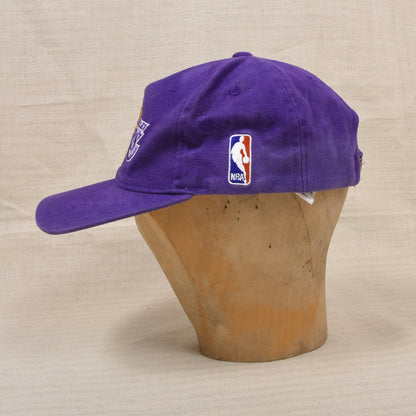 Vintae Lee Sport 1990er Los Angeles Lakers Cap - Lila
