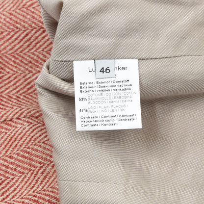 Luis Trenker Cotton-Linen Waistcoat/Vest Size 46 - Herringbone