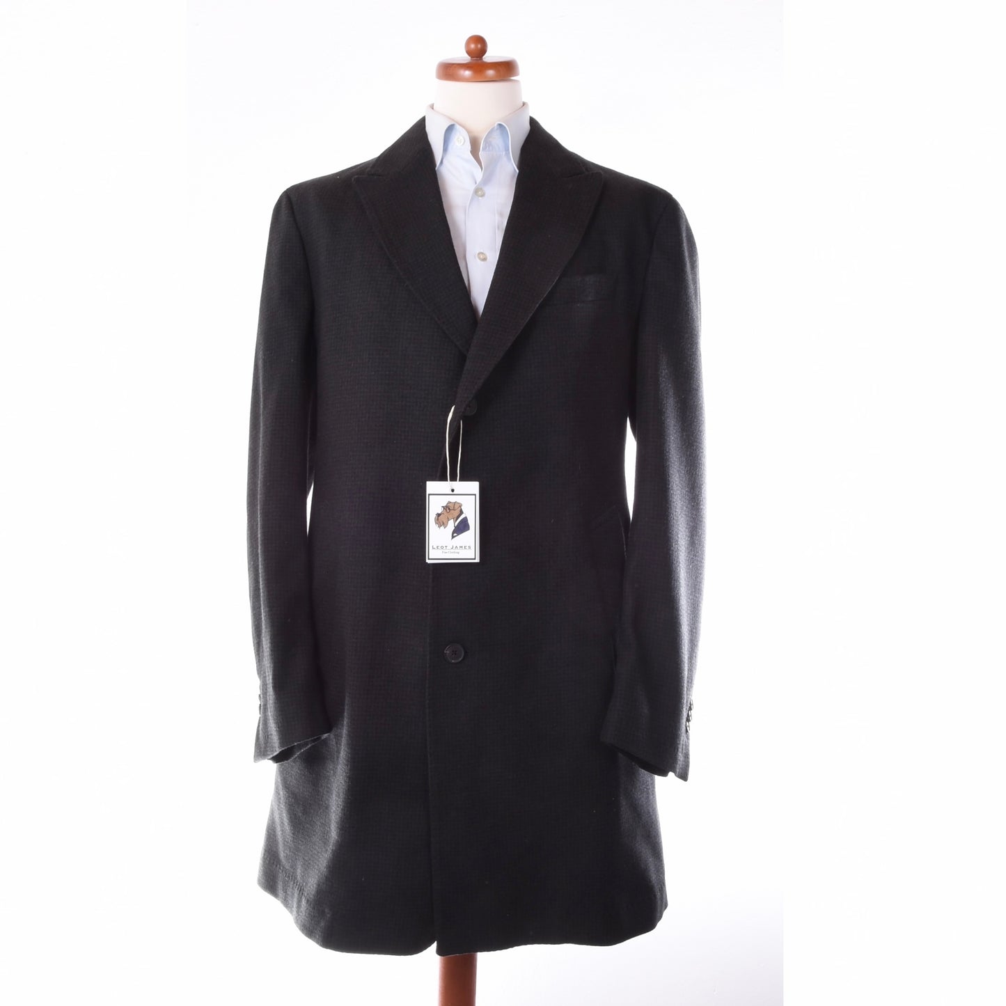 Massimo Dutti Wollmantel Größe 54 ca. 59,5cm - Karo