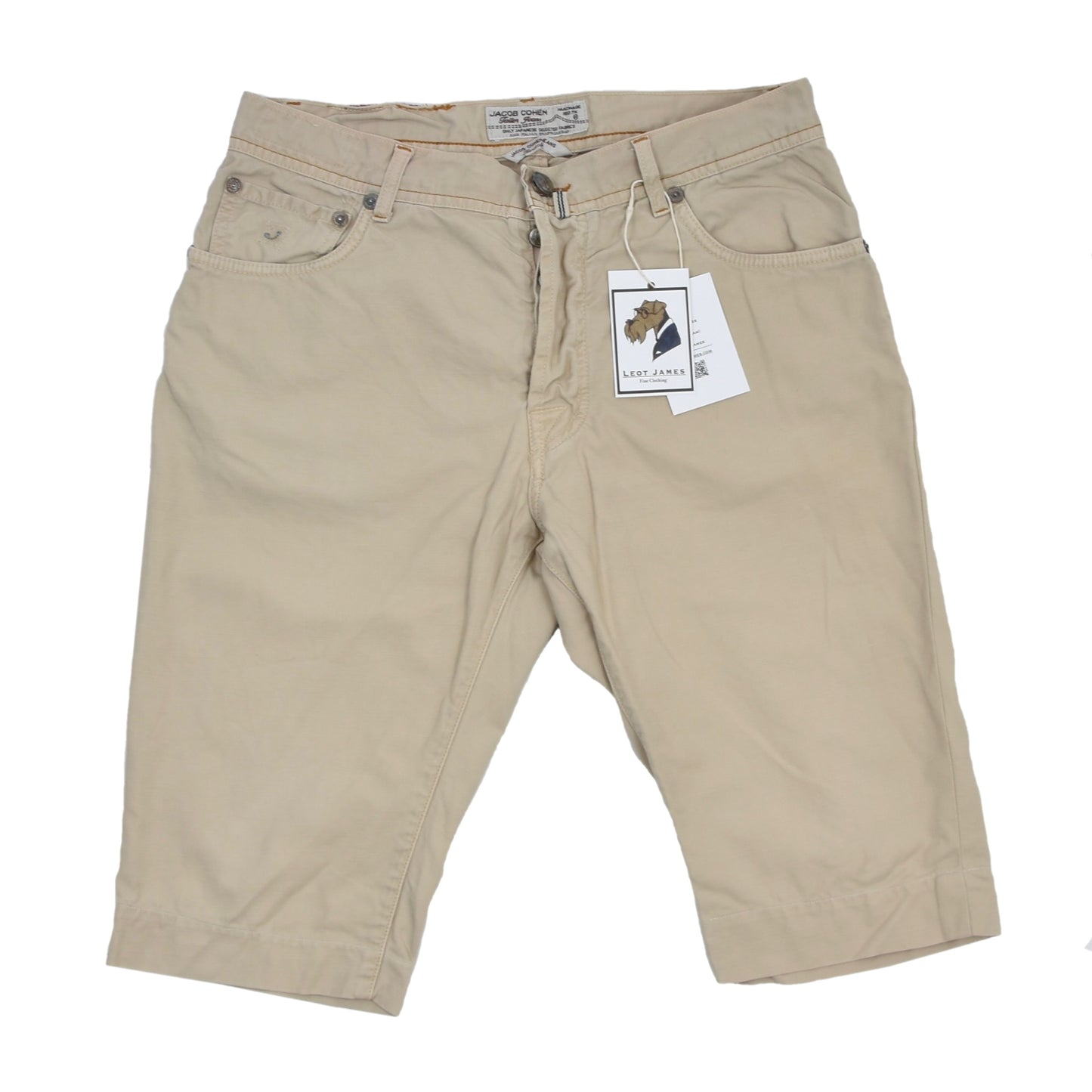 Jacob Cohën Jeans Cotton-Hemp Shorts Size 35 - Beige