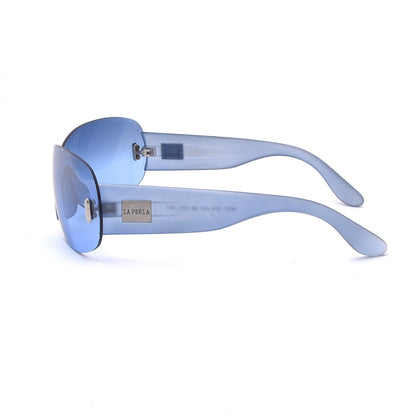 La Perla Vintage Y2K Shield Sonnenbrille Mod. SPE 052 68 - Blau