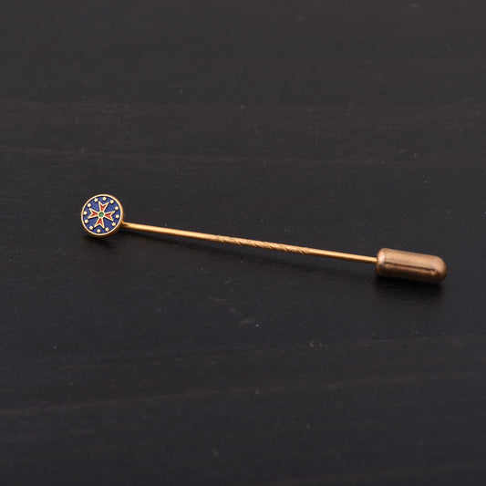Europäischen Weinritterschaft / Ordo Equestris Vini Europae (OEVE) 585 Gold Anstecknadel