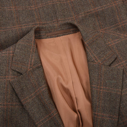 Hugo Boss 100% Wool Tweed Jacket Size 52 - Windowpane