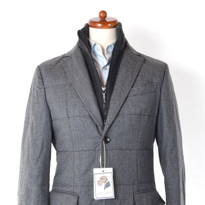 Boggi Milano Super 120s Wool Jacket Chest ca. 53cm - Grey