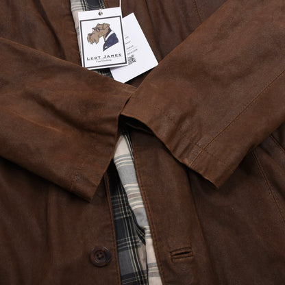 Butter-Soft Leather Jacket Size 52 - Brown