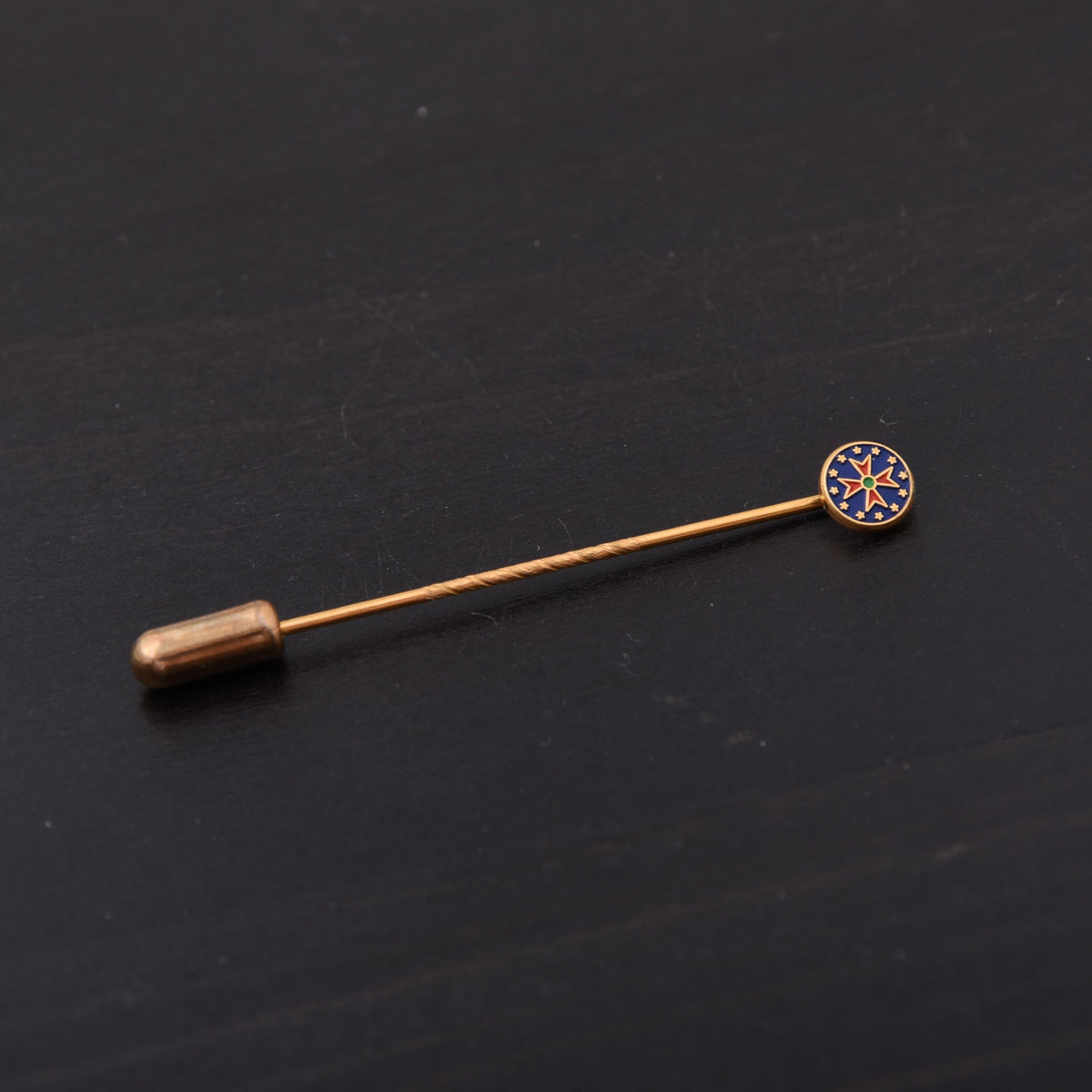 Europäischen Weinritterschaft / Ordo Equestris Vini Europae (OEVE) 585 Gold Anstecknadel