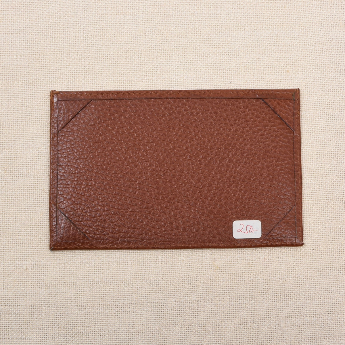 NOS R. Horn's Wien Leder-Notizbuchmappe Made in Austria - Tan