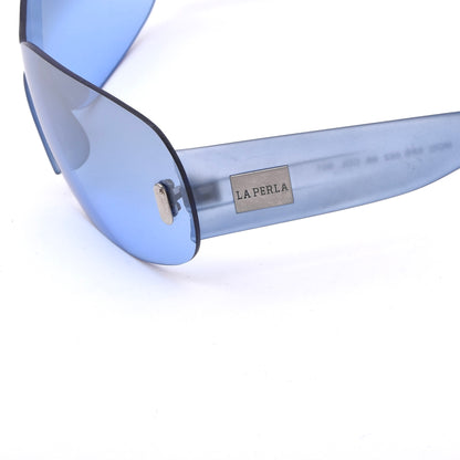 La Perla Vintage Y2K Shield Sonnenbrille Mod. SPE 052 68 - Blau