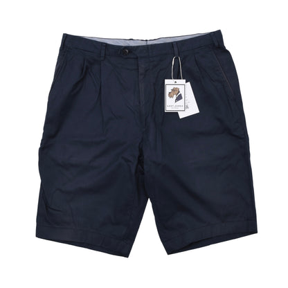 Brioni Baumwollshorts „Cortina“, Größe 52 (ca. 44,5 cm), Marineblau