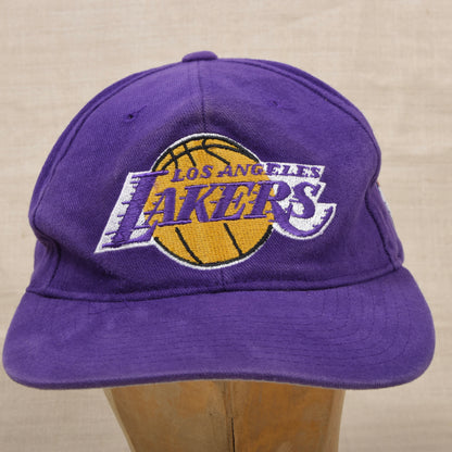Vintae Lee Sport 1990er Los Angeles Lakers Cap - Lila