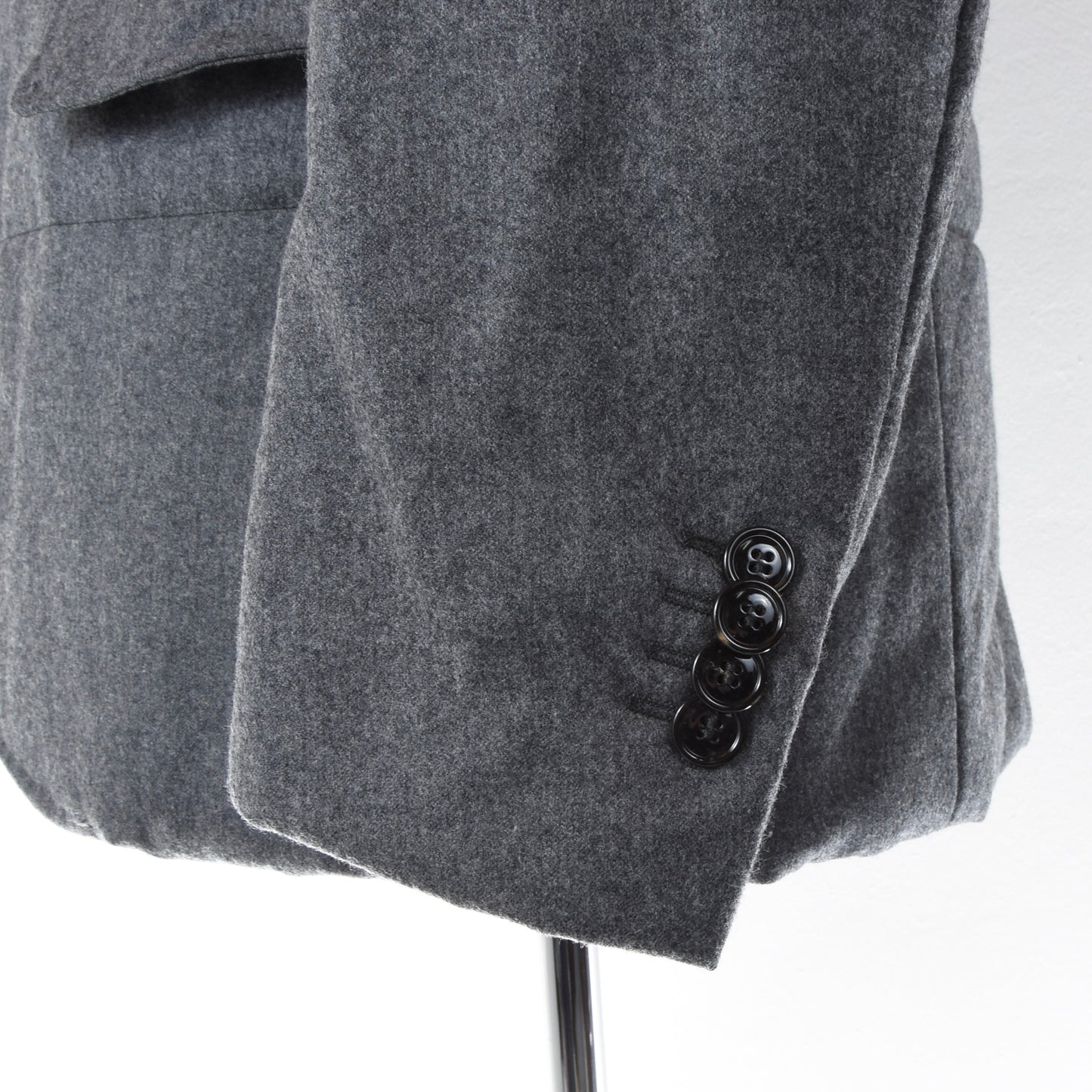 Boggi Milano Super 120s Wool Jacket Chest ca. 53cm - Grey