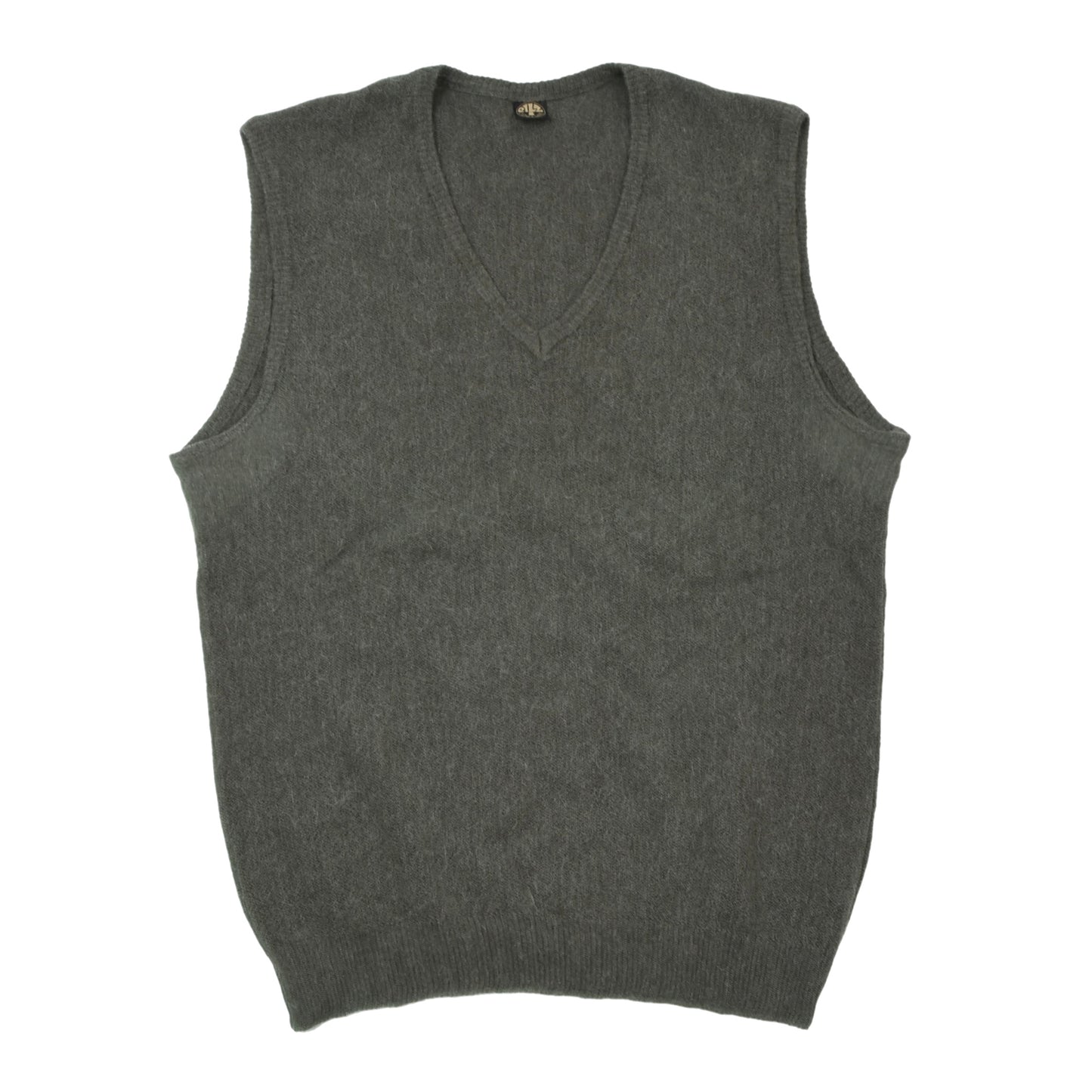 Pilz Couture x2 Alpaca/Wool Sweater Vest - Black & Green