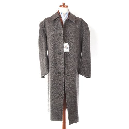 Pefri Vintage Scottish Tweed Overcoat Size 56