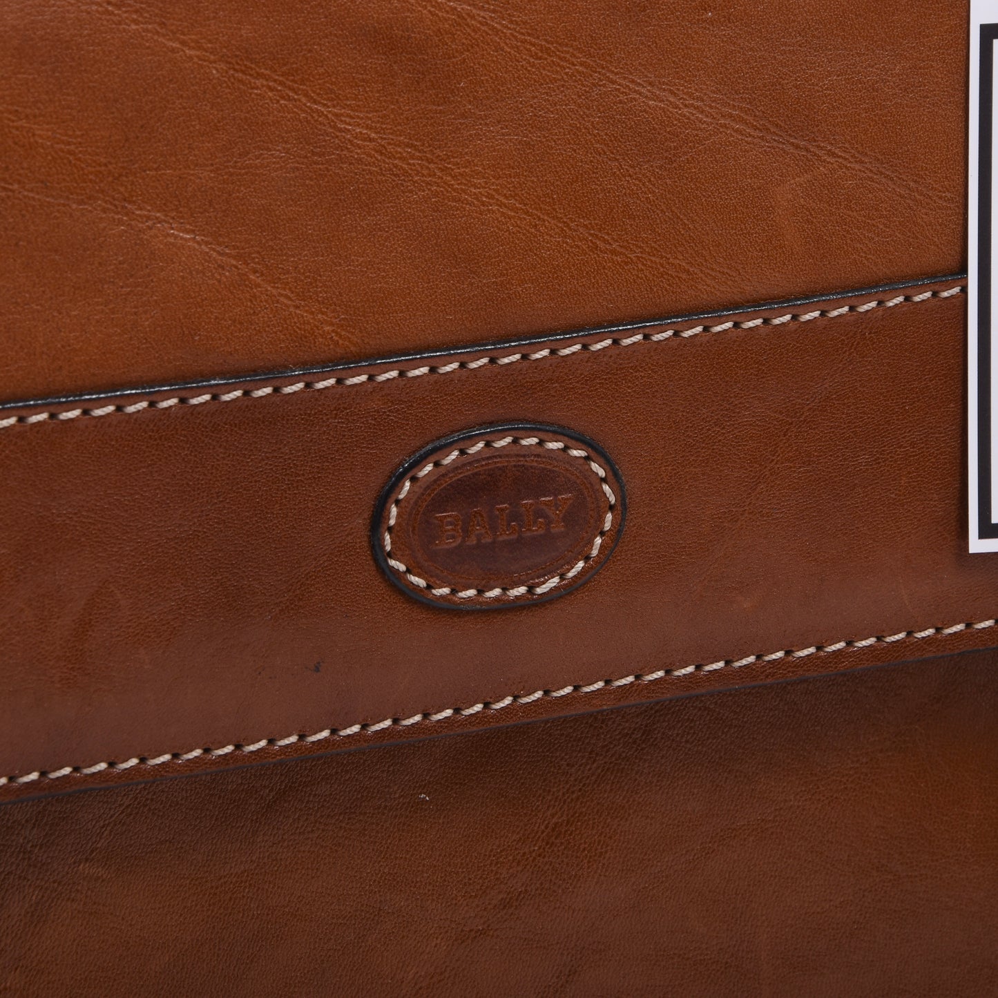 Bally Vintage Leather Weekender/Duffle Bag ca. 53cm - Brown