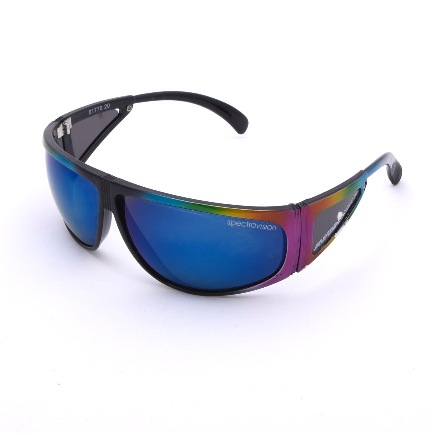 Alpina Mod. Skyracer Vintage Sunglasses - Black/Rainbow