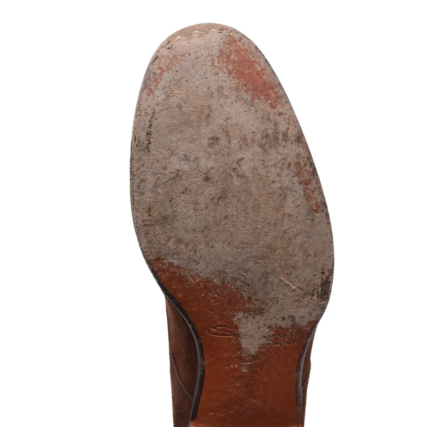 Santoni Chukka-Stiefel aus Wildleder, Größe 8 1/2 – Braun