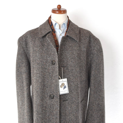 Pefri Vintage Scottish Tweed Overcoat Size 56