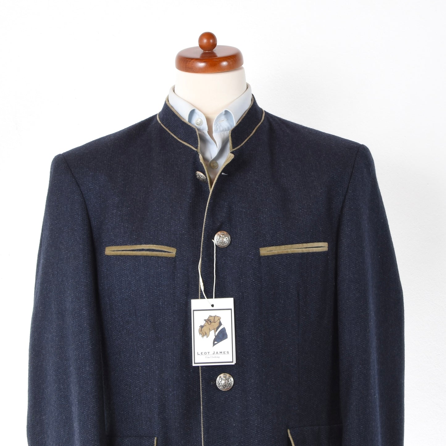 Tofana x Lodenfrey Wool-Blend Janker/Jacket Size 50 - Blue