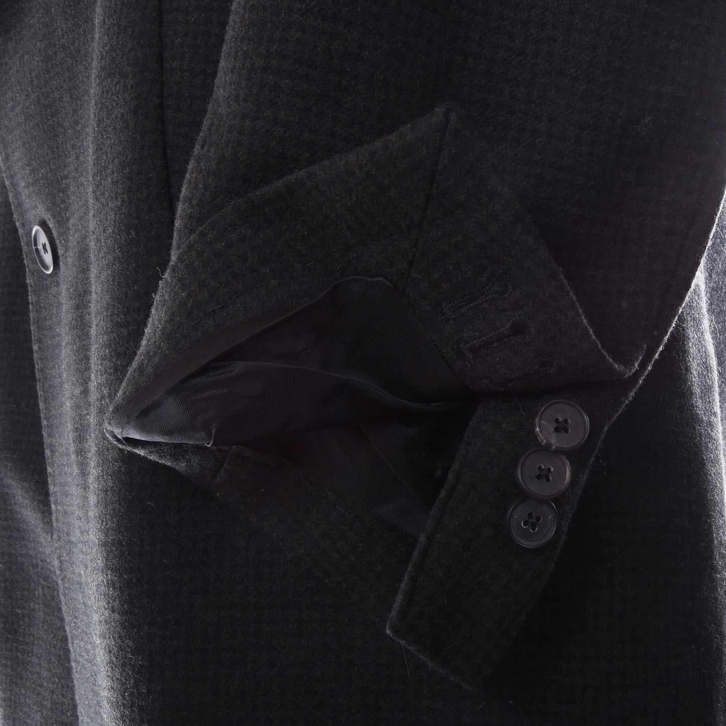 Massimo Dutti Wollmantel Größe 54 ca. 59,5cm - Karo