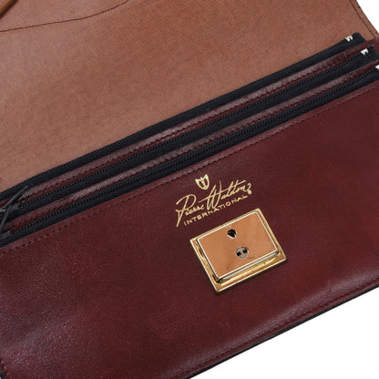 Pierre Waldon Leather Travel Wallet/Organizer