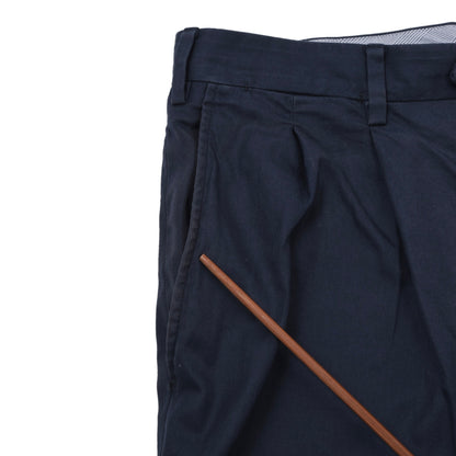 Brioni Baumwollshorts „Cortina“, Größe 52 (ca. 44,5 cm), Marineblau