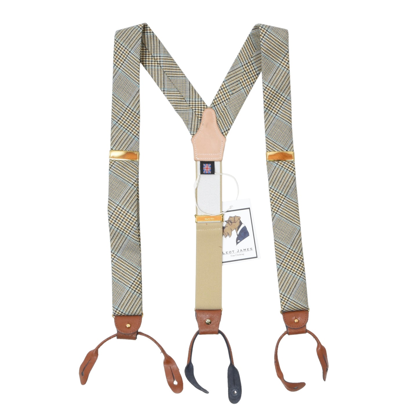 Albert Thurston Wool Braces/Suspenders - Prince of Wales