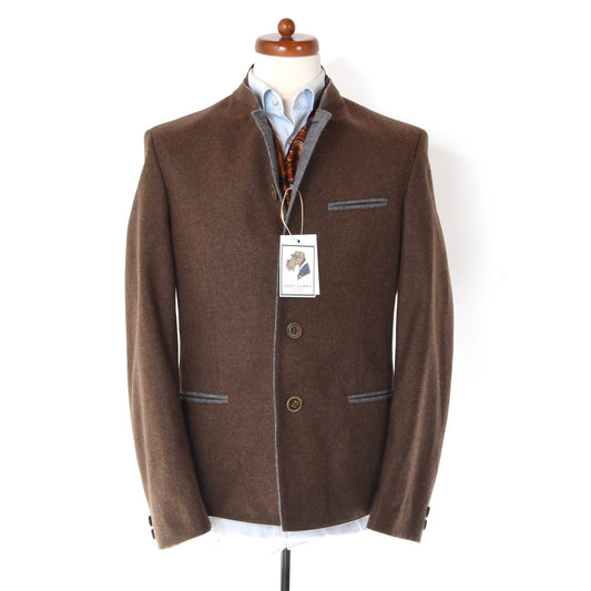 Trachtmacher Wool Janker/Joppe/Jacket Size 48 - Brown