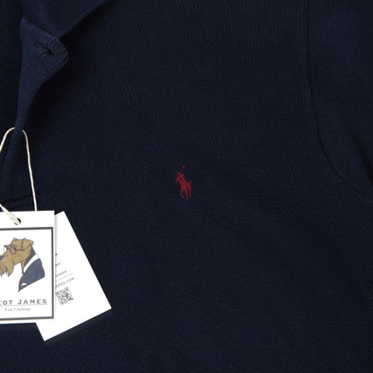 Polo Ralph Lauren Cotton Sweater Size XL Chest ca. 58.5cm - Navy Blue