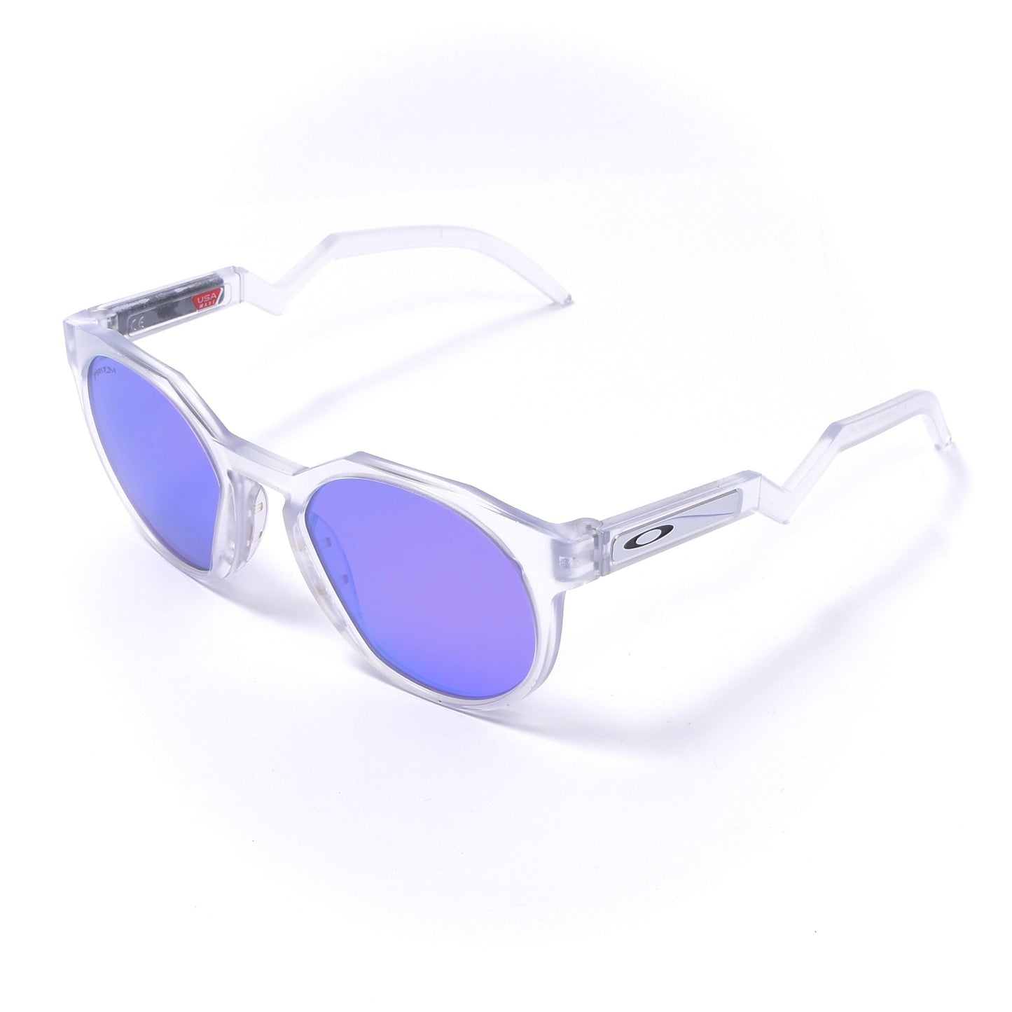 Oakley HSTN OO9464-0252 Sonnenbrille - Matt Klar/Prizm Violet