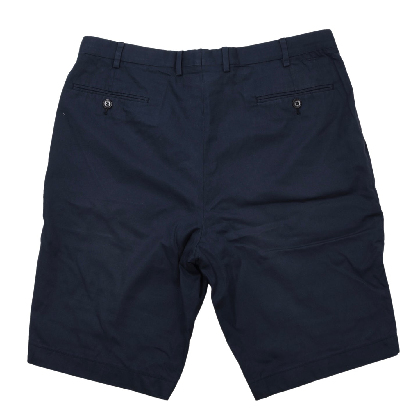 Brioni Baumwollshorts „Cortina“, Größe 52 (ca. 44,5 cm), Marineblau