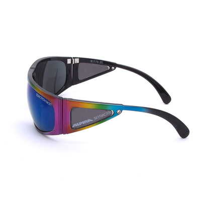 Alpina Mod. Skyracer Vintage Sunglasses - Black/Rainbow