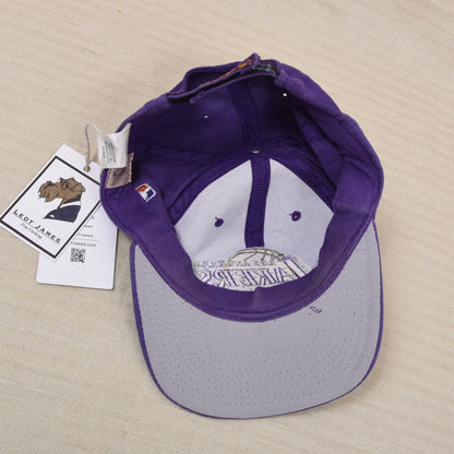 Vintae Lee Sport 1990er Los Angeles Lakers Cap - Lila