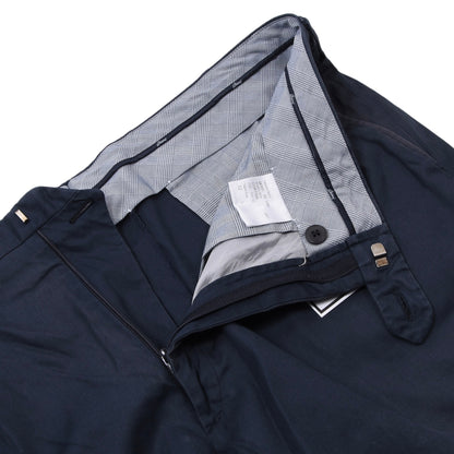 Brioni Baumwollshorts „Cortina“, Größe 52 (ca. 44,5 cm), Marineblau