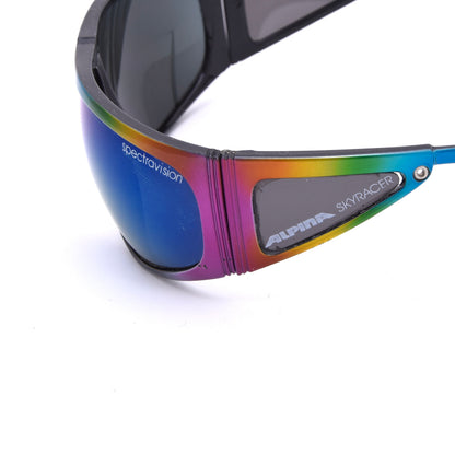 Alpina Mod. Skyracer Vintage Sunglasses - Black/Rainbow