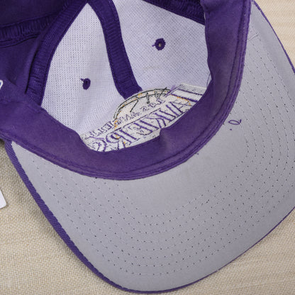 Vintae Lee Sport 1990er Los Angeles Lakers Cap - Lila