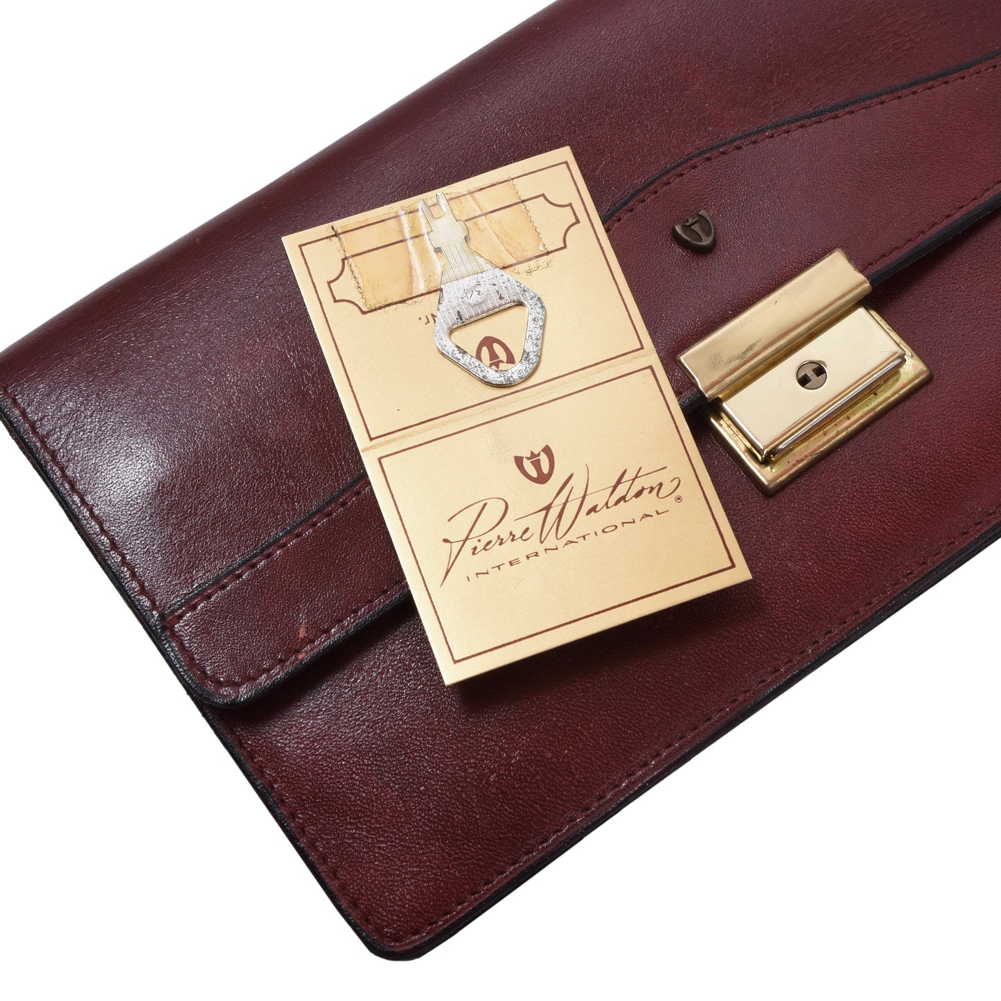Pierre Waldon Leather Travel Wallet/Organizer