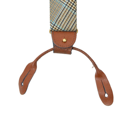 Albert Thurston Wool Braces/Suspenders - Prince of Wales