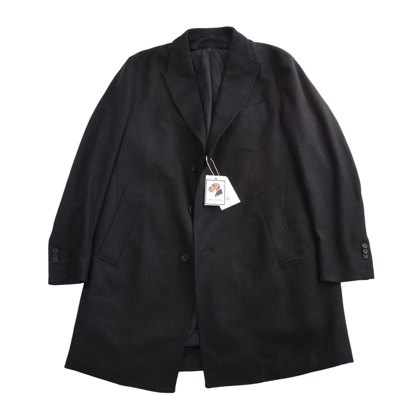 Massimo Dutti Wollmantel Größe 54 ca. 59,5cm - Karo