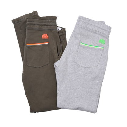Sundek Jogginghose 2x Größe M - Heather Grey/Olivgrün