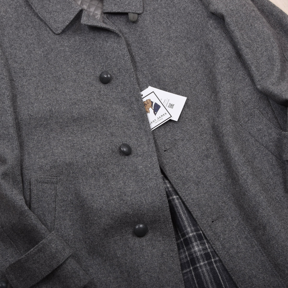 Vintage Irish Tweed 100% Wolle Mantel Gr. 54 - Grau