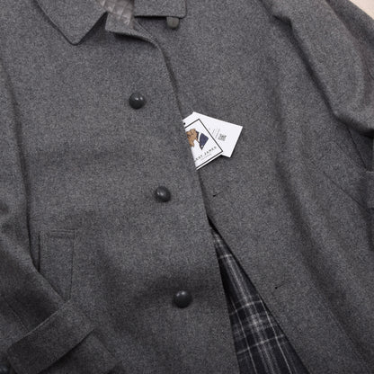 Vintage Irish Tweed 100% Wolle Mantel Gr. 54 - Grau