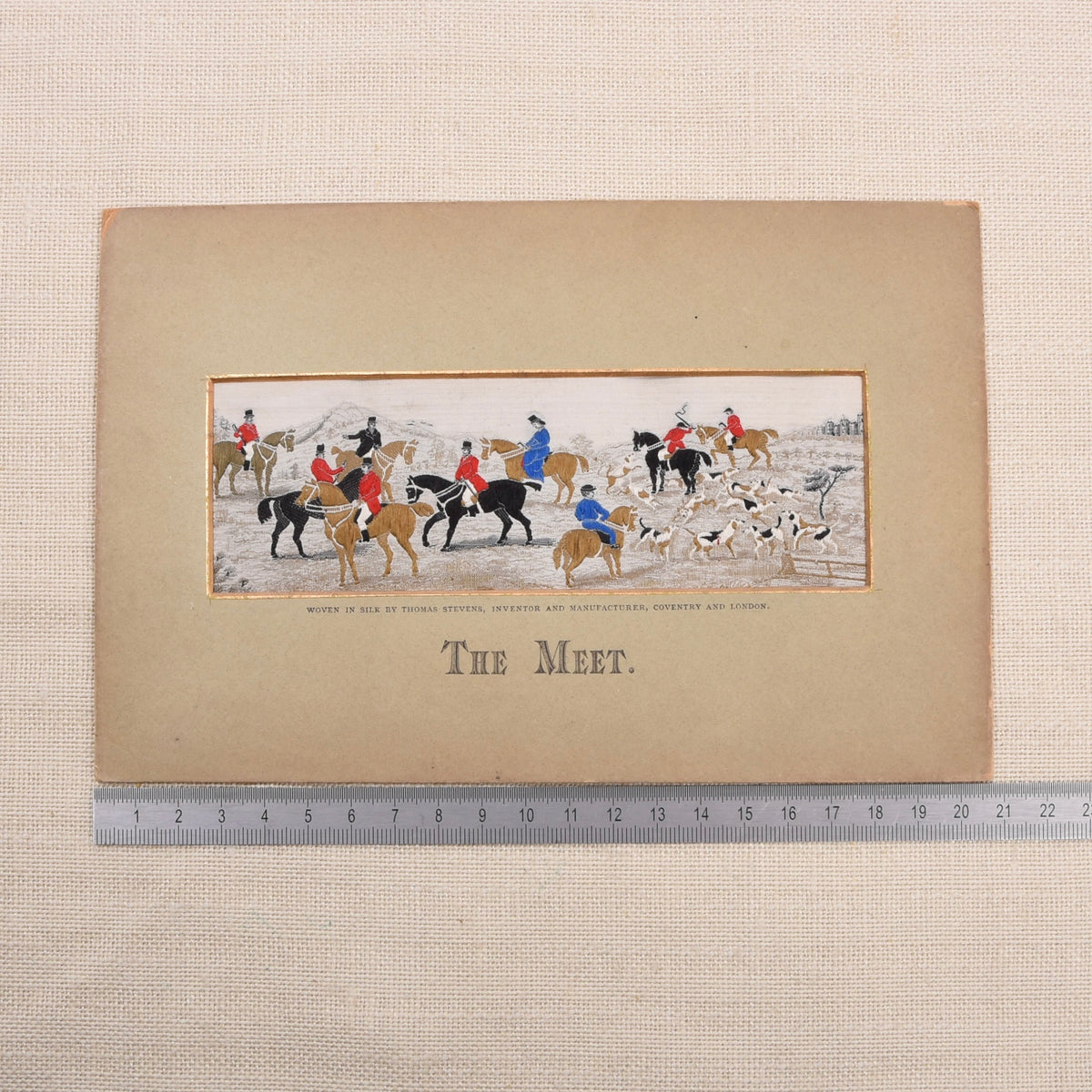 The Meet x Thomas Stevens in Silk Thread ca. 1900