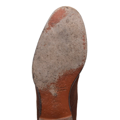Santoni Chukka-Stiefel aus Wildleder, Größe 8 1/2 – Braun