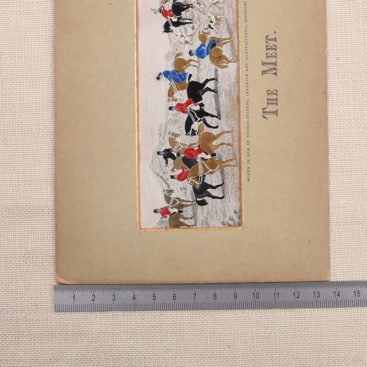 The Meet x Thomas Stevens in Silk Thread ca. 1900