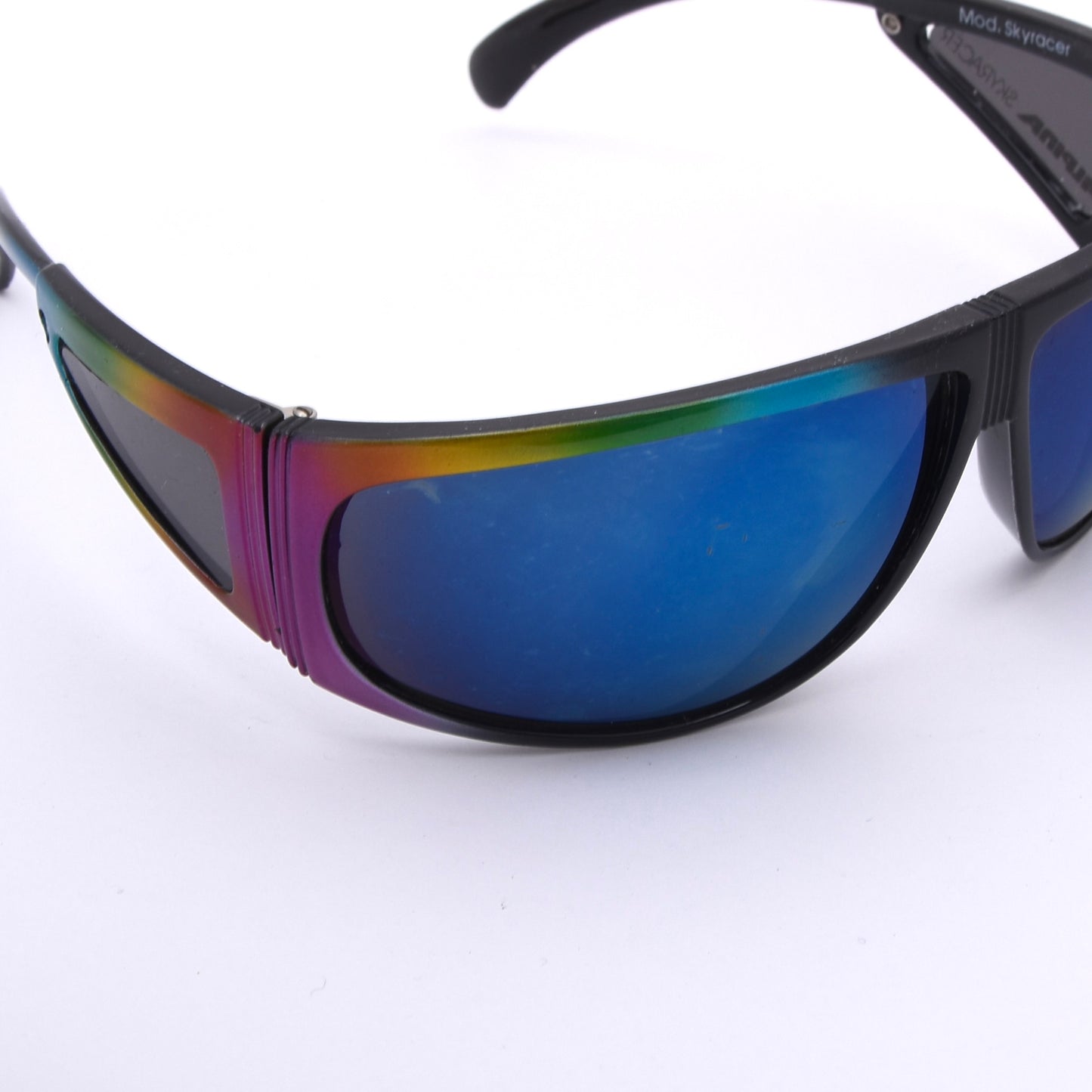 Alpina Mod. Skyracer Vintage Sunglasses - Black/Rainbow