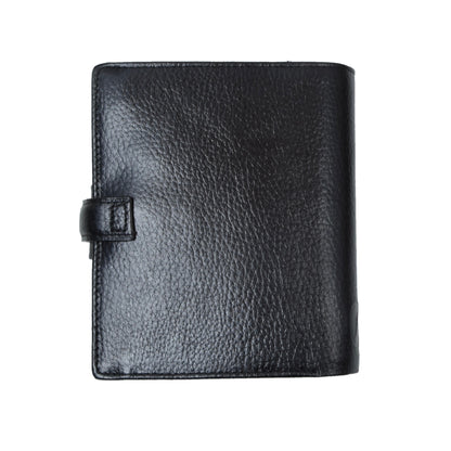 Filofax Leather Personal Organizer "Finsbury" - Black