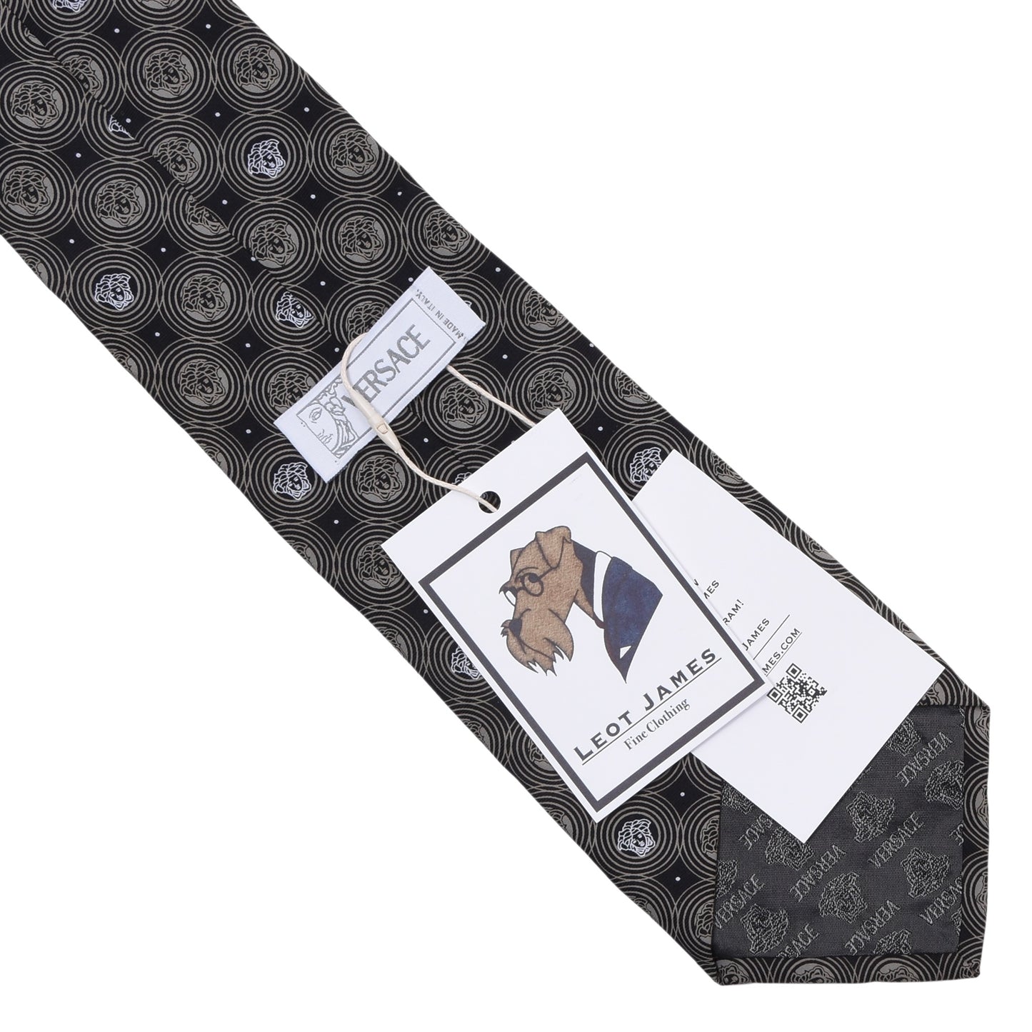 Versace Seidenkrawatte ca. 145 cm/9,5 cm – Medusen