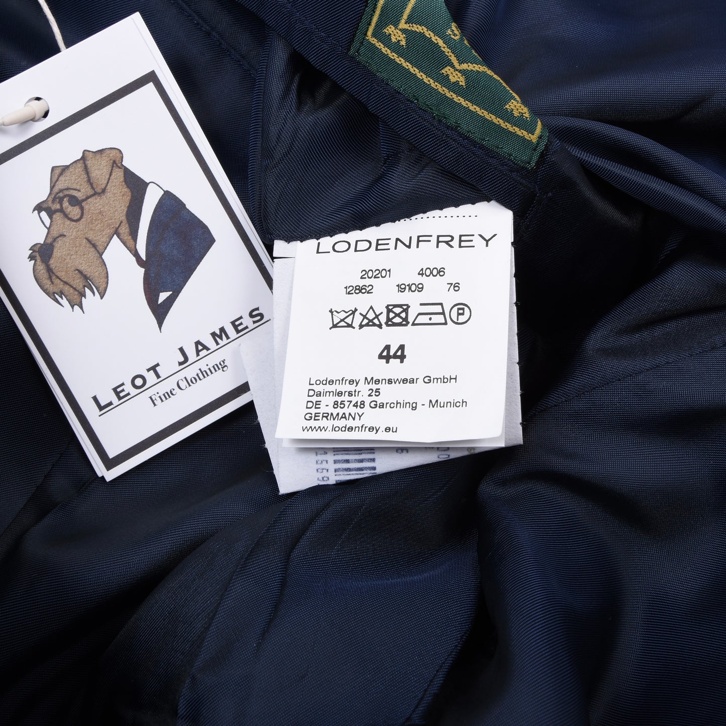 Tofana x Lodenfrey 100% Linen Janker/Jacket Size 44 ca. 51.5cm - Blue Plaid
