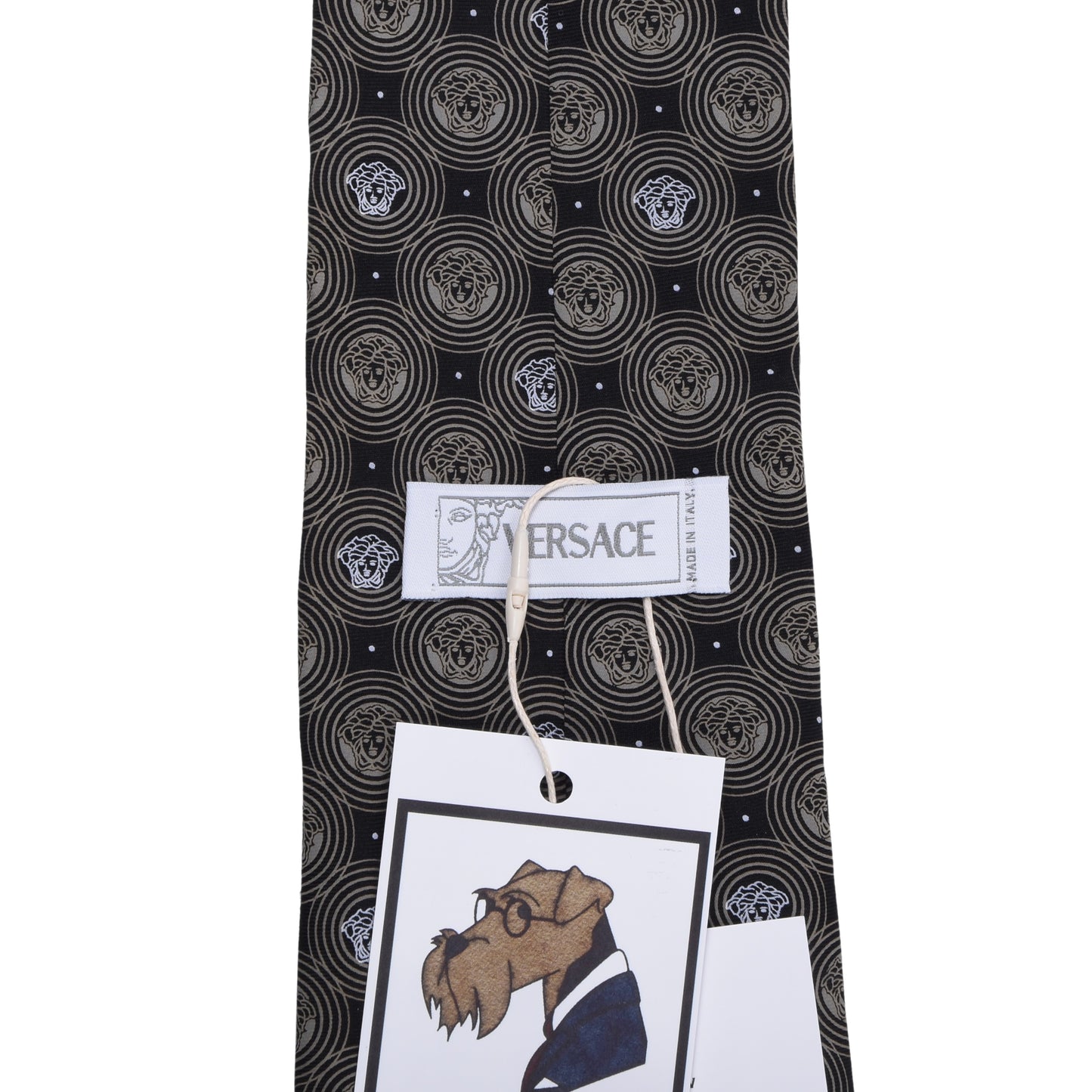 Versace Seidenkrawatte ca. 145 cm/9,5 cm – Medusen